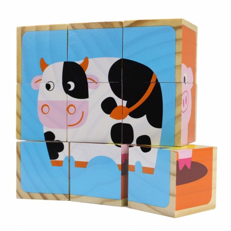 Barnyard Animal Block Puzzles