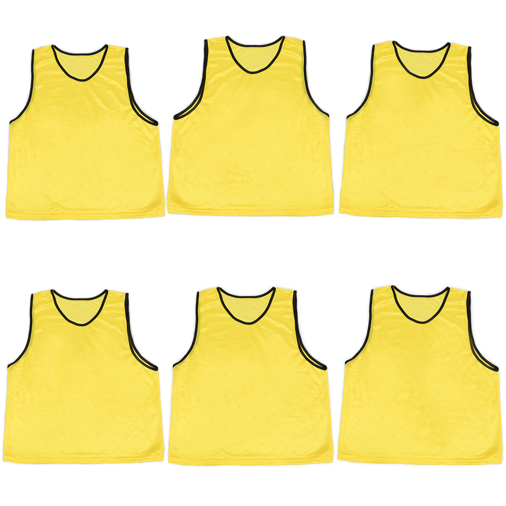 6-pack Adult Scrimmage Pinnies, Yellow