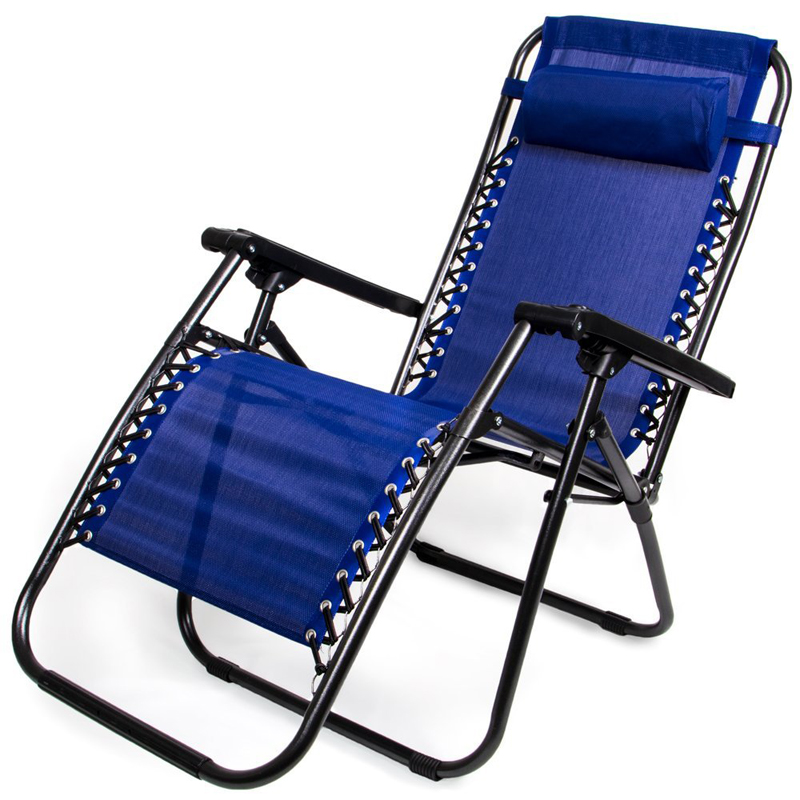 Zero Gravity Folding Lounge Chair, Blue