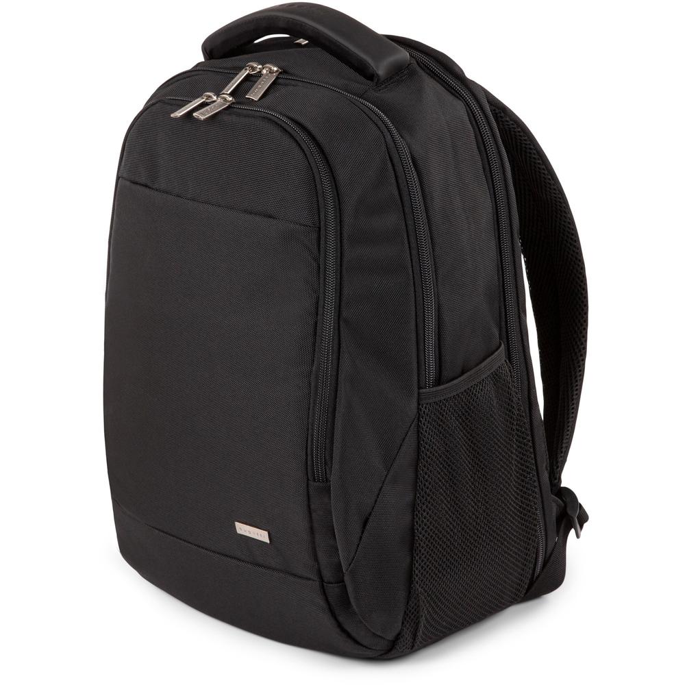 bugatti Carrying Case (Backpack) for 15.6" Notebook - Black - Damage Resistant - Polyester Body - Shoulder Strap, Handle - 16.8"