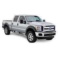 17-17 F250/350/450 SUPER DUTY FENDER FLARES EXTEND-A-FENDER STYLE 4PC BLACK