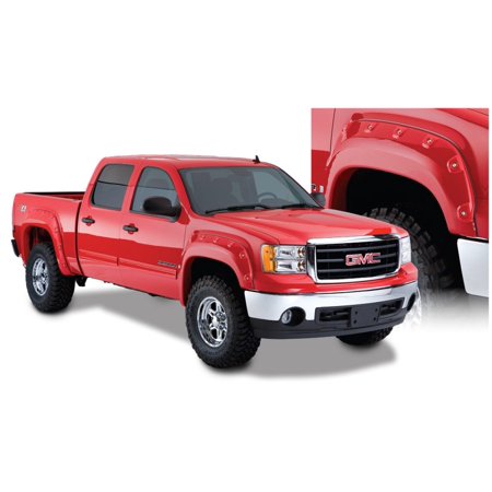 07-10 SIERRA HD BOSS POCKET STYLE FENDER FLARES - FRONT PAIR ONLY