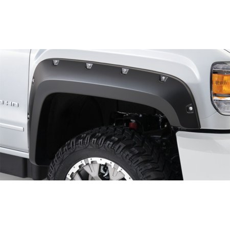 FRONTS ONLY/15-16 SIERRA 2500/3500 HD POCKET STYLE FENDER FLARES ABS SMOOTH