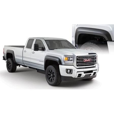 15-16 SIERRA 2500/3500 HD EXT-A-FENDER STYLE FENDER FLARES ABS SMOOTH