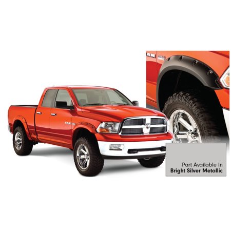 09-16 RAM 1500 (NOT R/T) POCKET STYLE FENDER FLARES - BRIGHT SILVER METALLIC (PS2)