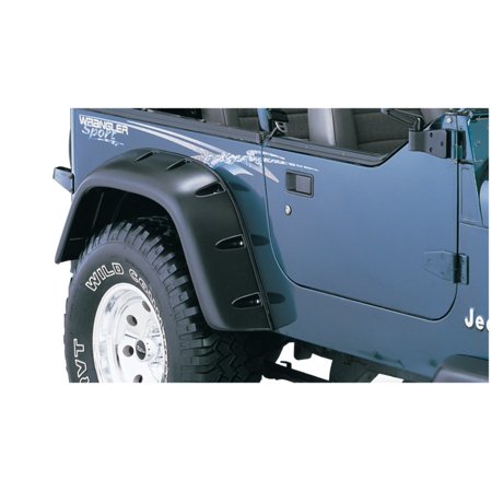 87-96 WRANGLER YJ WITHOUT STEP CUT-OUT FENDER FLARES - REAR PAIR ONLY