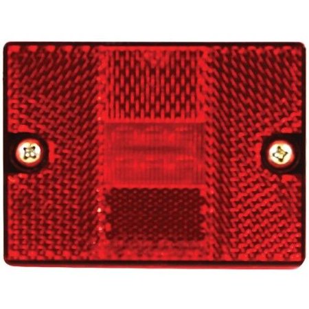 LIGHT,2-7/8IN,RECT,MARKER,RED,6 LED W/