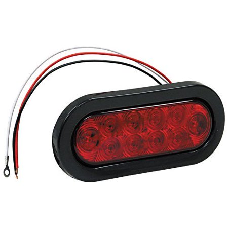 LIGHT,6.5IN OVAL,STOP/TURN/TAIL,10 LED