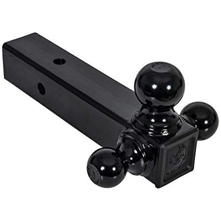TRIBALL HITCH WITH BLACK TOWING BALLS - 2-1/2 INCH RECIEVER