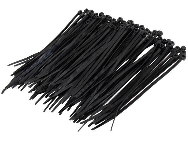 6" Cable Ties 100 Pack Black