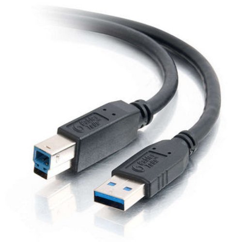 2m USB 3.0 AM to BM Cable Black