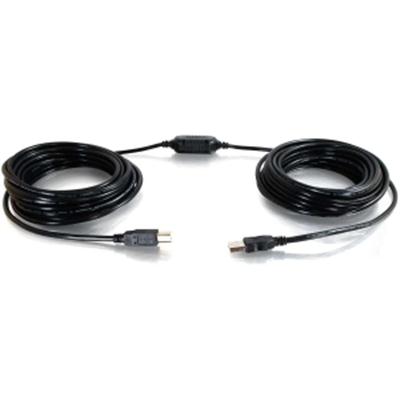 25' USB A to B M M Active Cable
