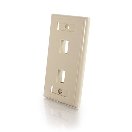 2-Port Wall Plate Ivory