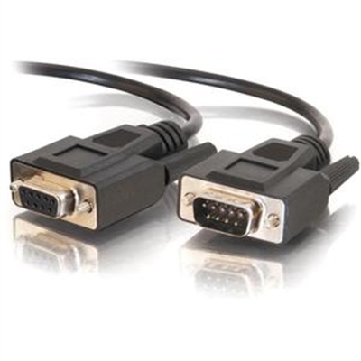 3FT DB9 M/F EXTENSION CABLE Black
