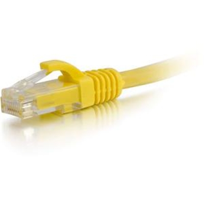 3' CAT5e Snagless Patch YLW