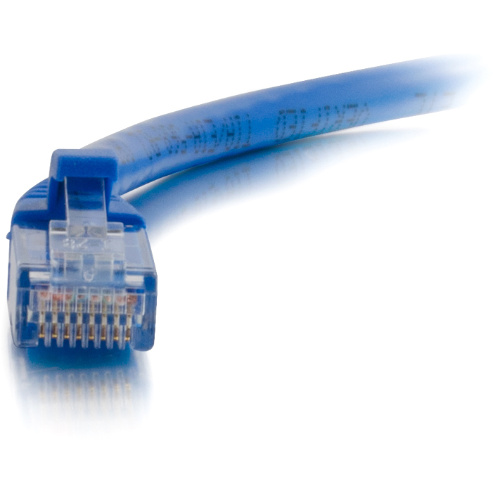 14Ft Cat6A Booted Utp Blu