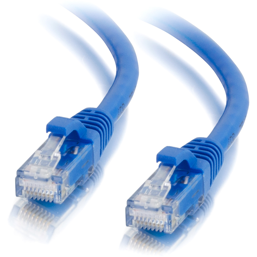 35Ft Cat6A Booted Utp Blu