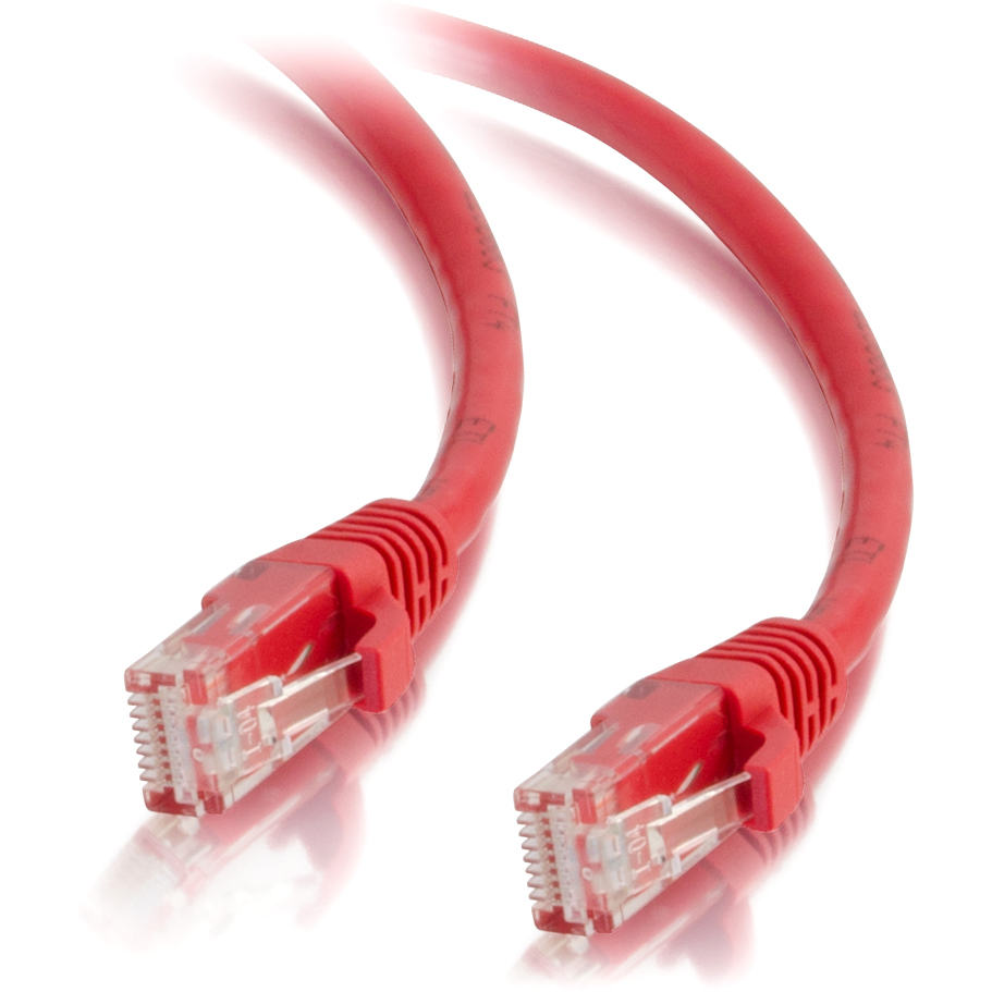 50' CAT5e Snagless Patch Red