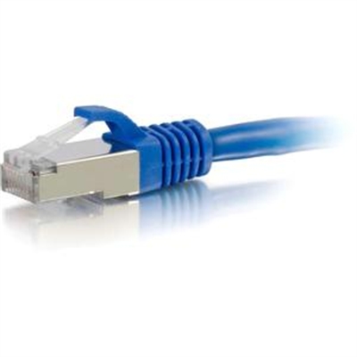 4FT CAT6 BOOTED STP BLU