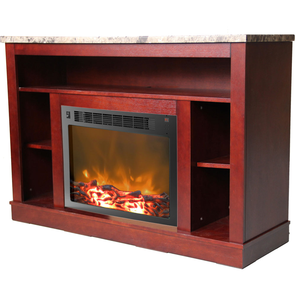 47.2"x15.7"x32.5" Seville Fireplace Mantel with Insert