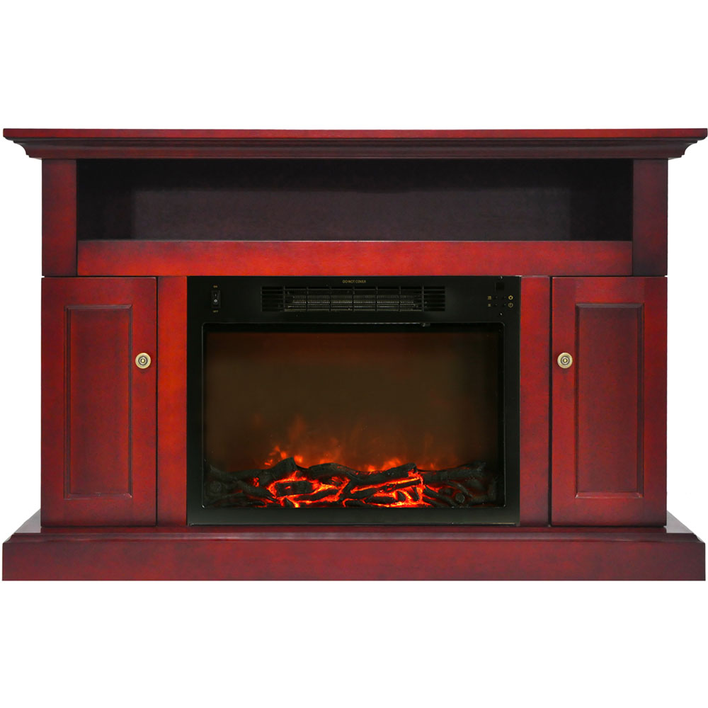 47.2"x15.7"x30.7" Sorrento Fireplace Mantel with Insert