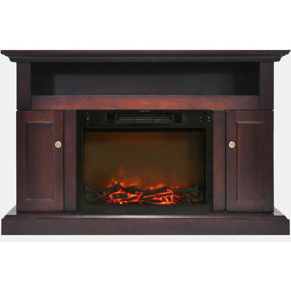 47.2"x15.7"x30.7" Sorrento Fireplace Mantel with Insert