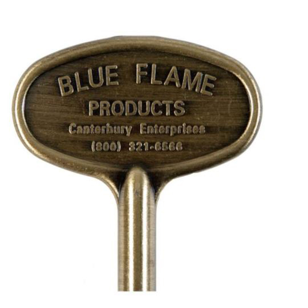 Blue Flame 3" Antique Brass Universal Gas Valve Key - BF.KY.04