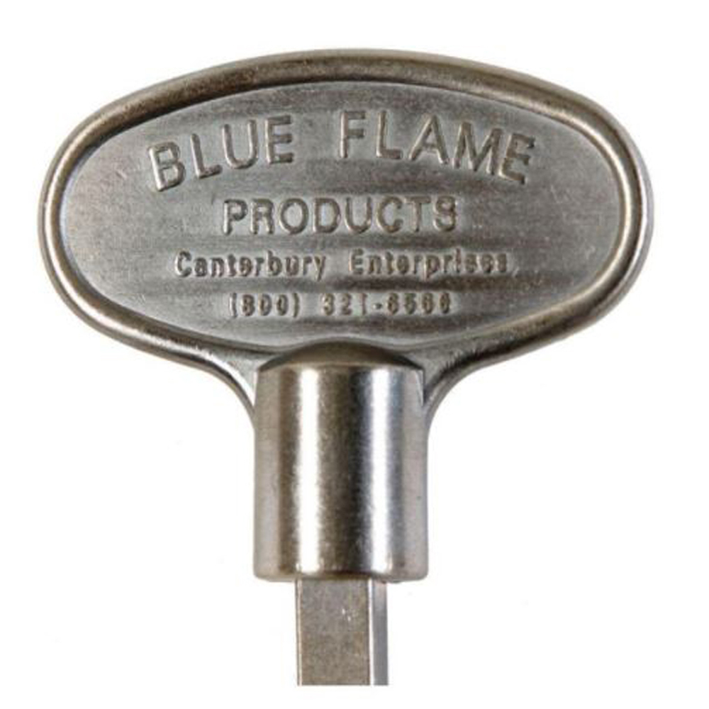 Blue Flame 8" Pewter Universal Gas Valve Key - NKY.8.07