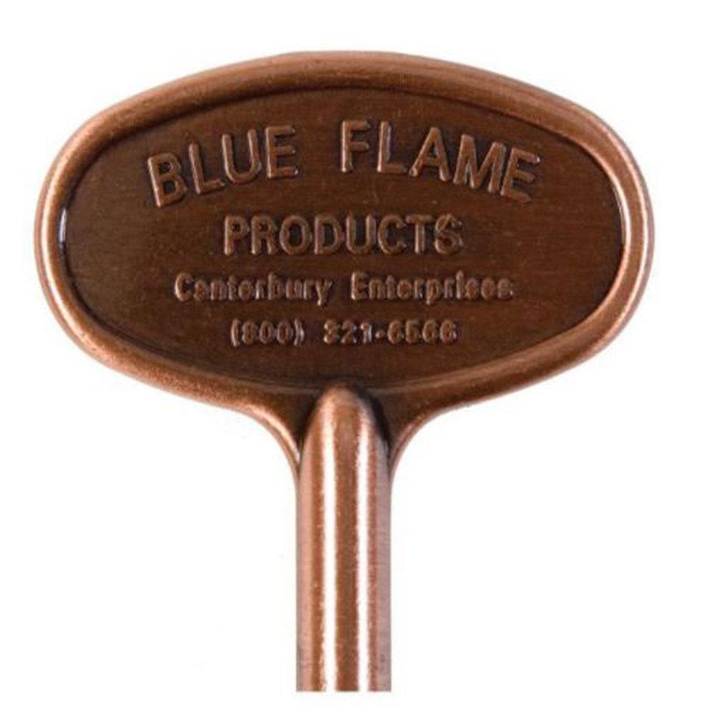 Blue Flame 8" Antique Copper Universal Gas Valve Key - NKY.8.08