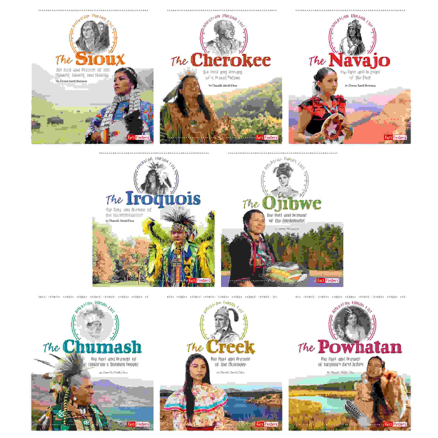 American Indian Life Book Set, Set of 8