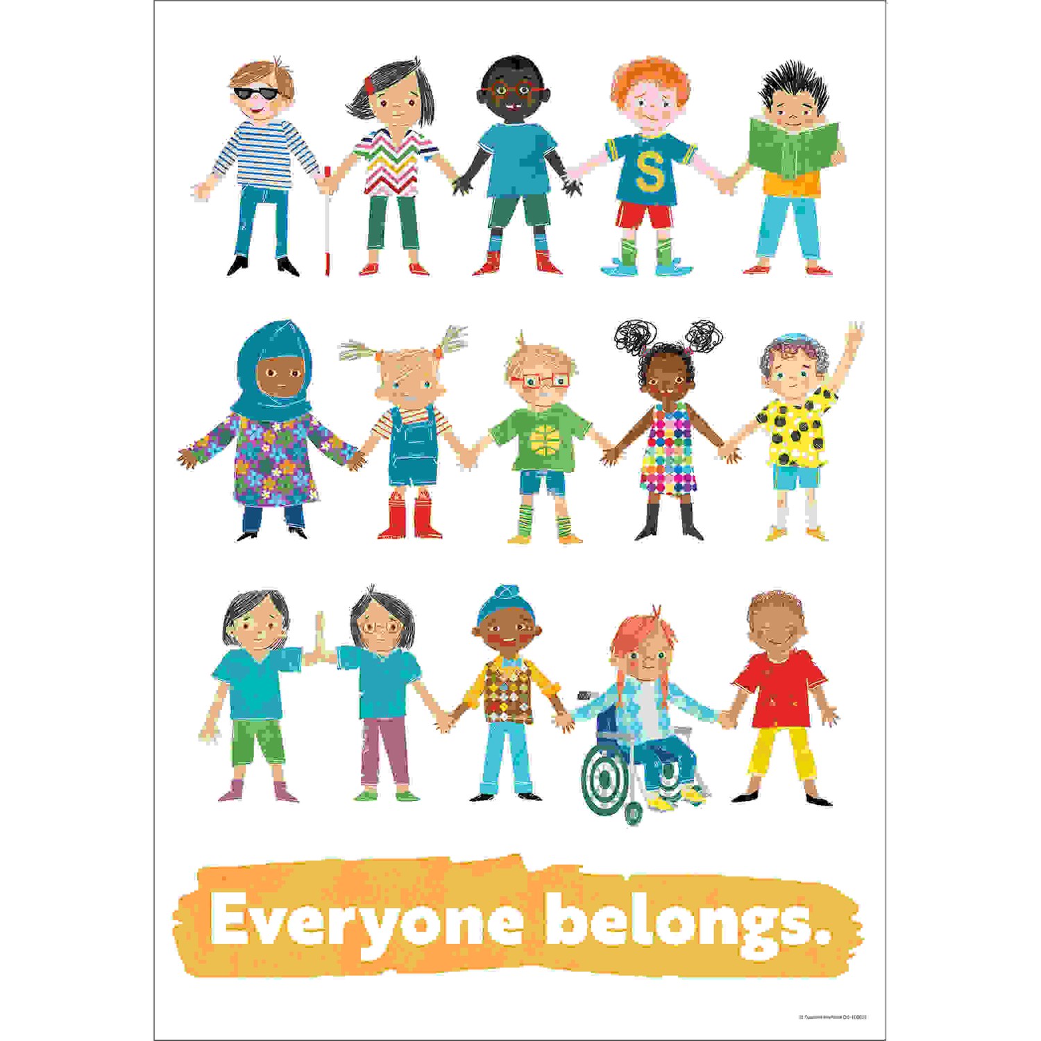 All Are Welcome Everyone Belongs Poster