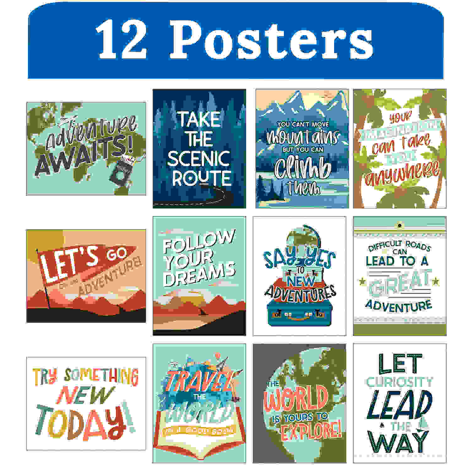 Mini Posters: Let's Explore Poster Set