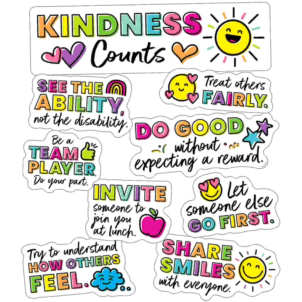 Kind Vibes Kindness Counts Mini Bulletin Board Set