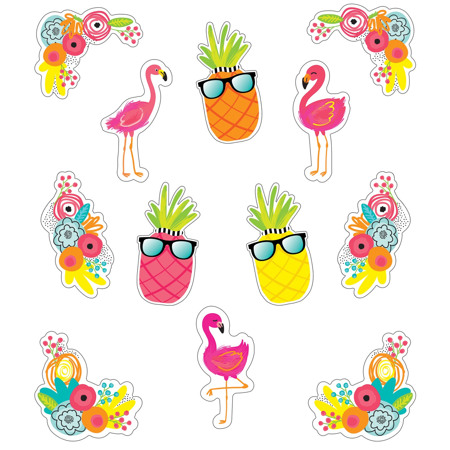 Simply Stylish Tropical Extra Large Cut-Outs, Pack of 12