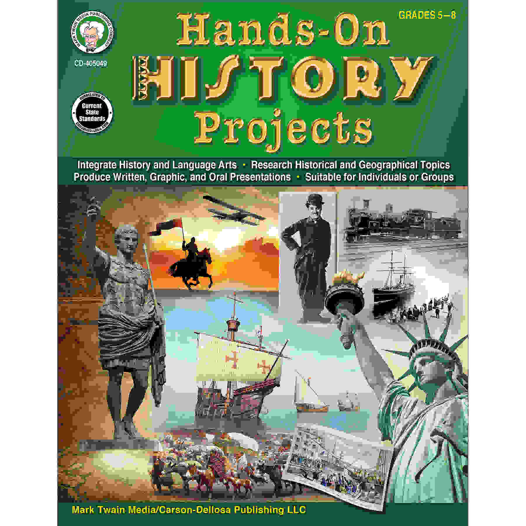Hands-On History Projects Resource Book, Grades 5-8