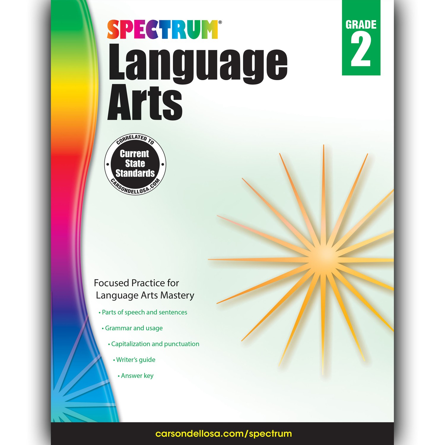 Language Arts Workbook, Grade 2, Paperback
