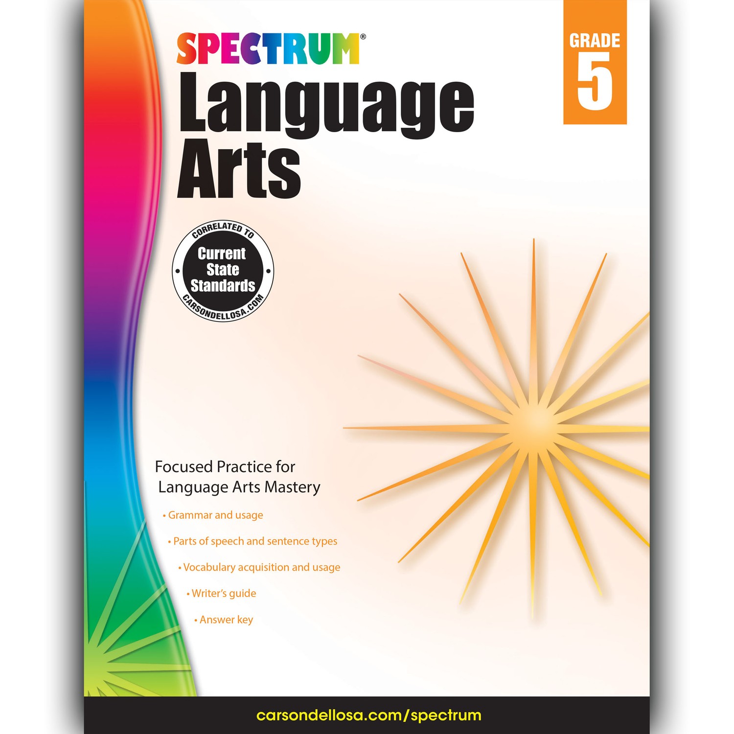 Language Arts Workbook, Grade 5, Paperback