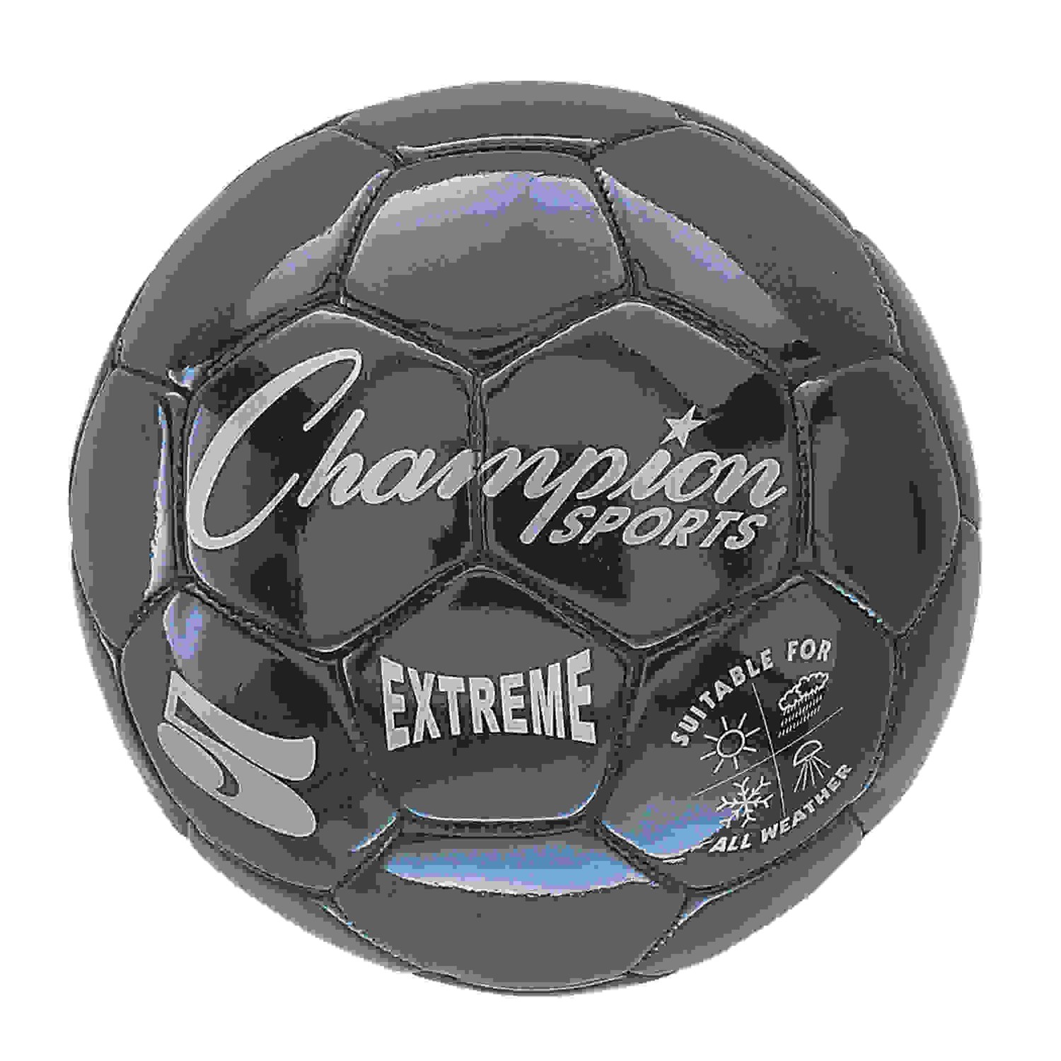 Extreme Soccer Ball, Size 5, Black