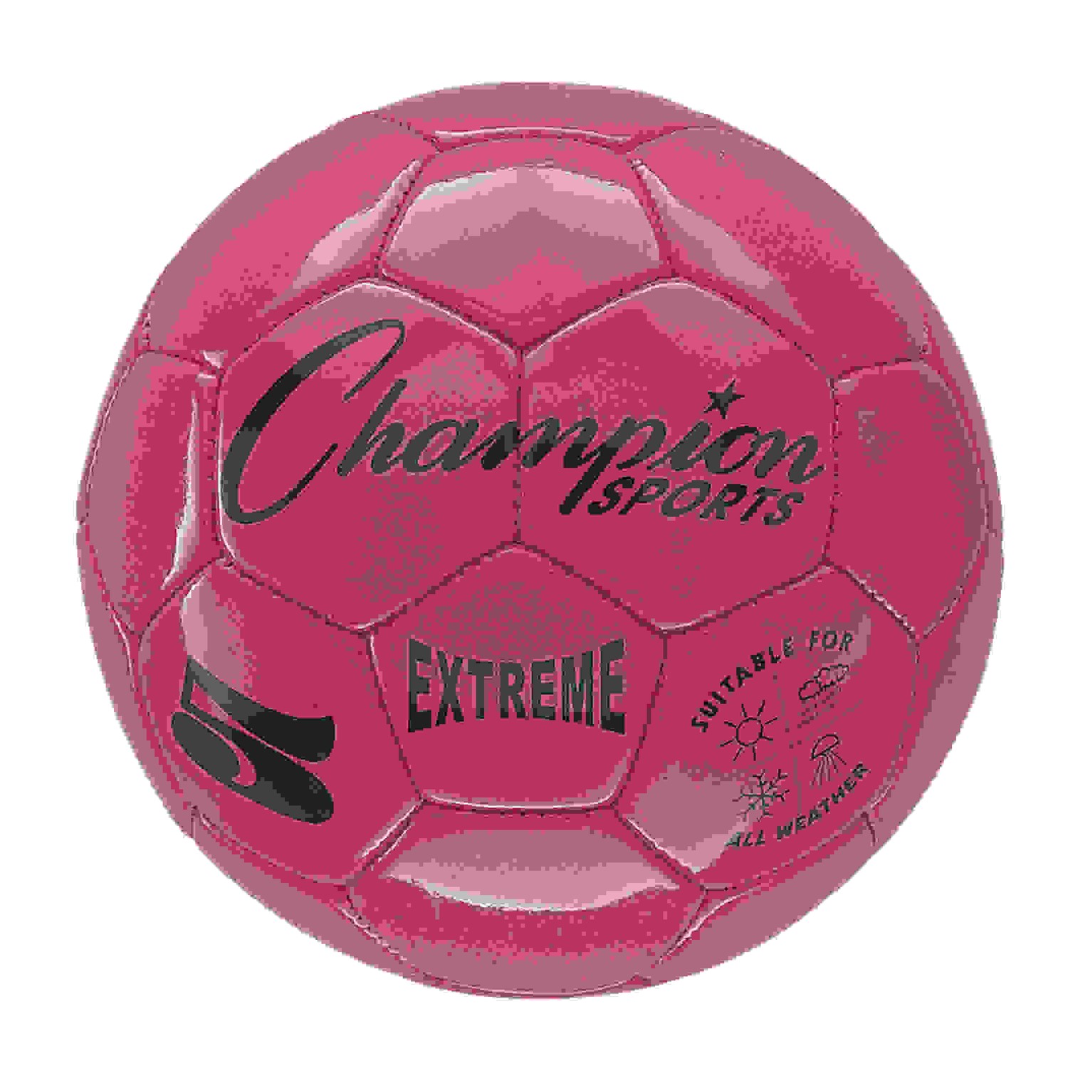 Extreme Soccer Ball, Size 5, Red
