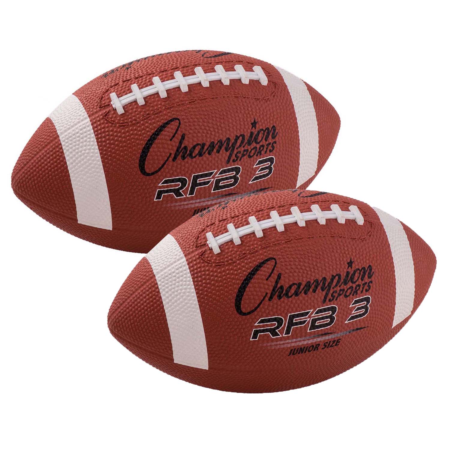 Rubber Football, Junior Size, Pack of 2