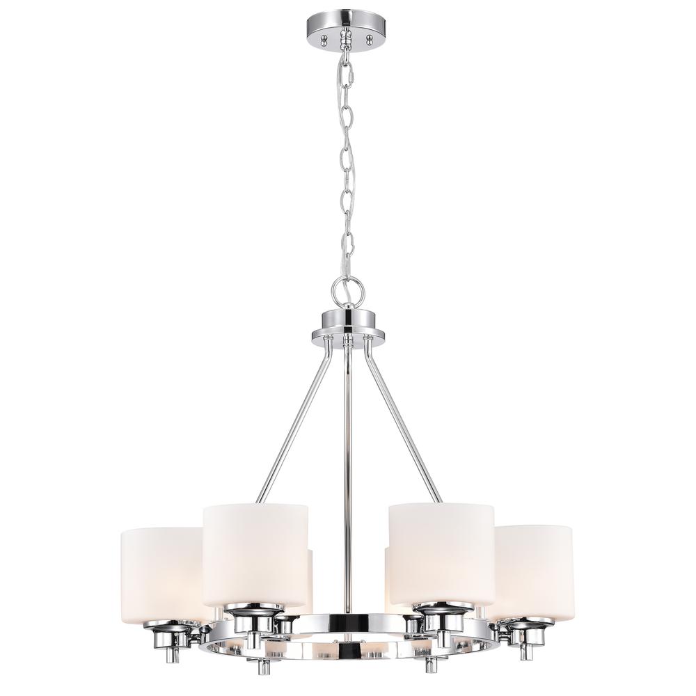 CHLOE Lighting SOLBI Contemporary 6 Light Oil Rubbed Bronze Large Chandelier Ceiling Fixture 24" Wide