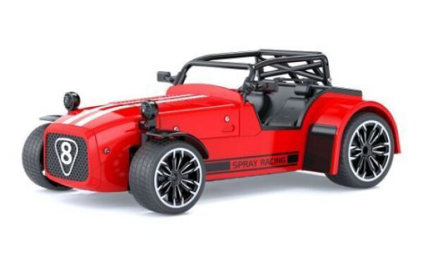 1:12 scale metal open wheel race car with smoke function - Red