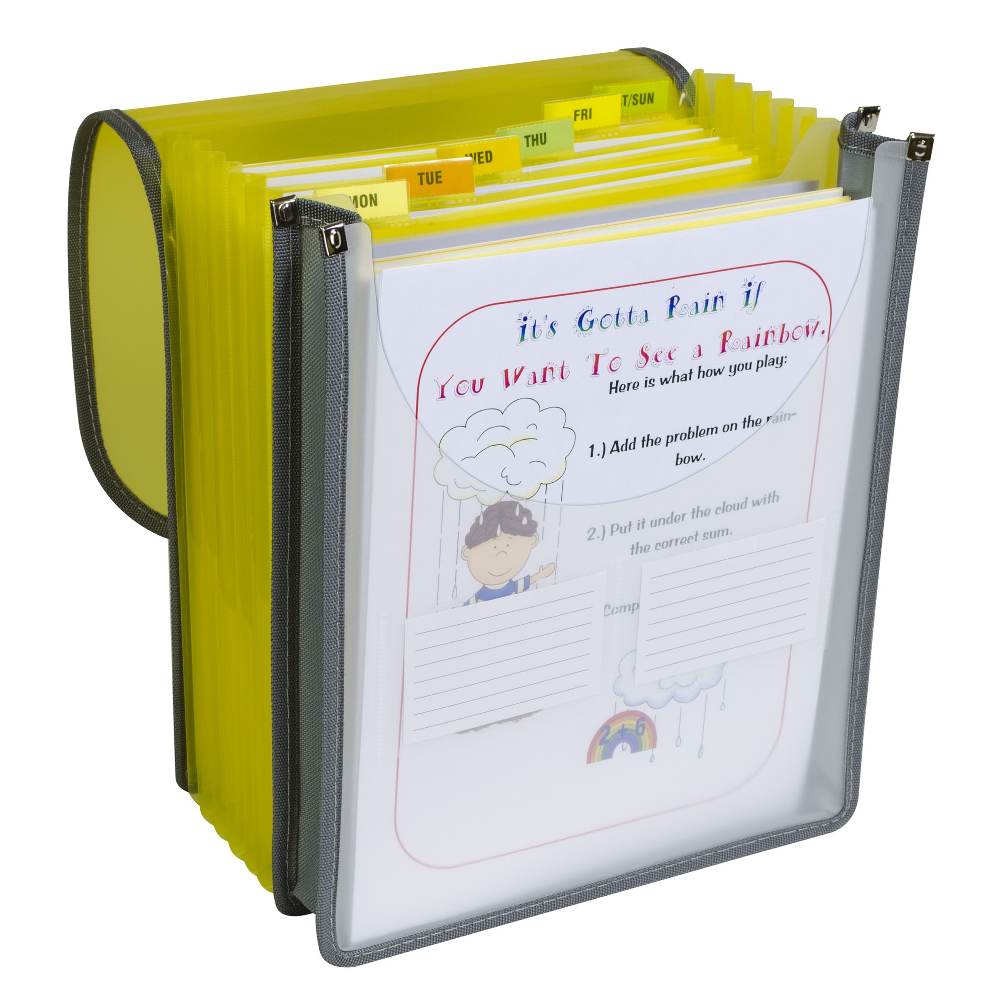 7-Pocket Vertical Backpack File, Letter Size