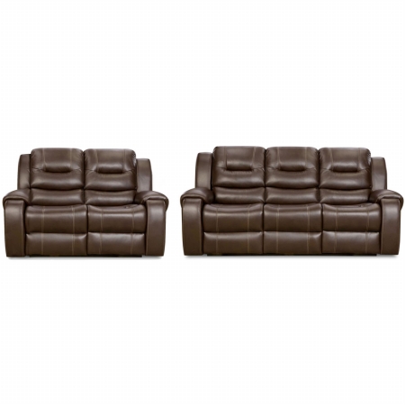 Clark 2pc Living Set: Sofa, Loveseat