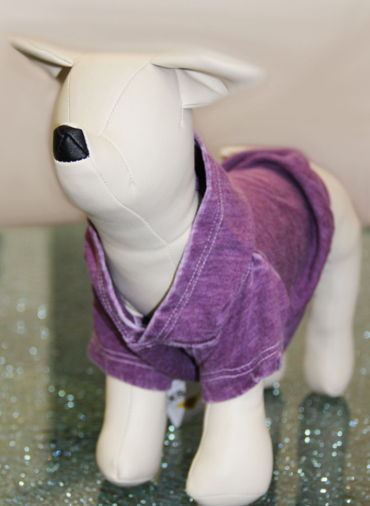 Doggy Hoodie French Terry - XL Plum