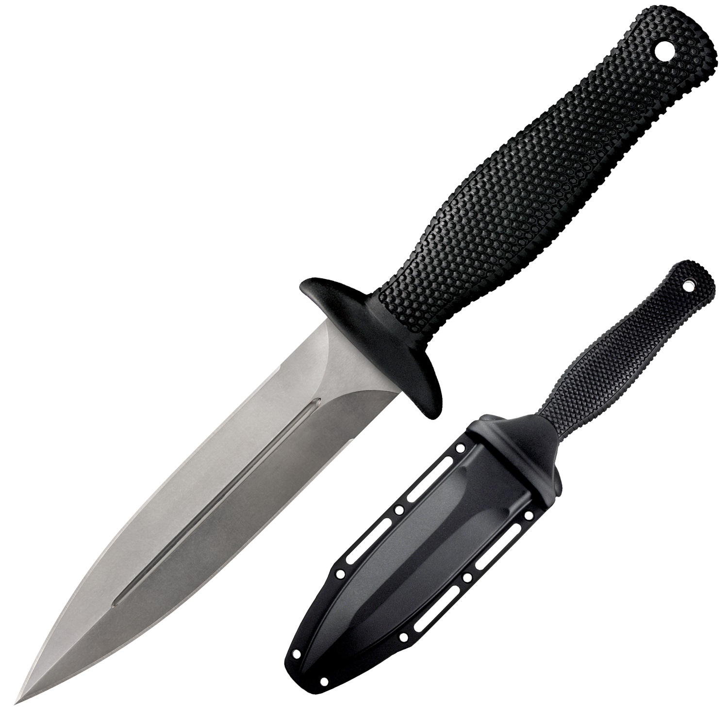 Cold Steel Counter TAC I AUS 8A Fixed Blade-9-1/2" Length Black/Silver 5"