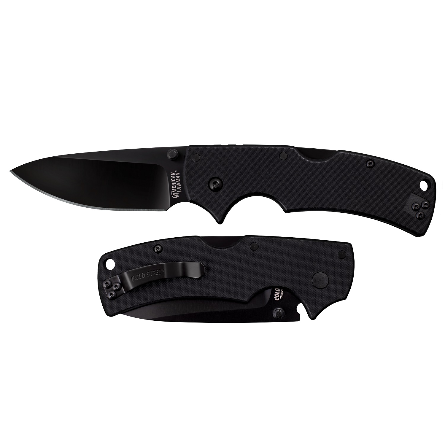 Cold Steel American Lawman Folding Knife 3-1/2"  S35VN Blade G10 Handles