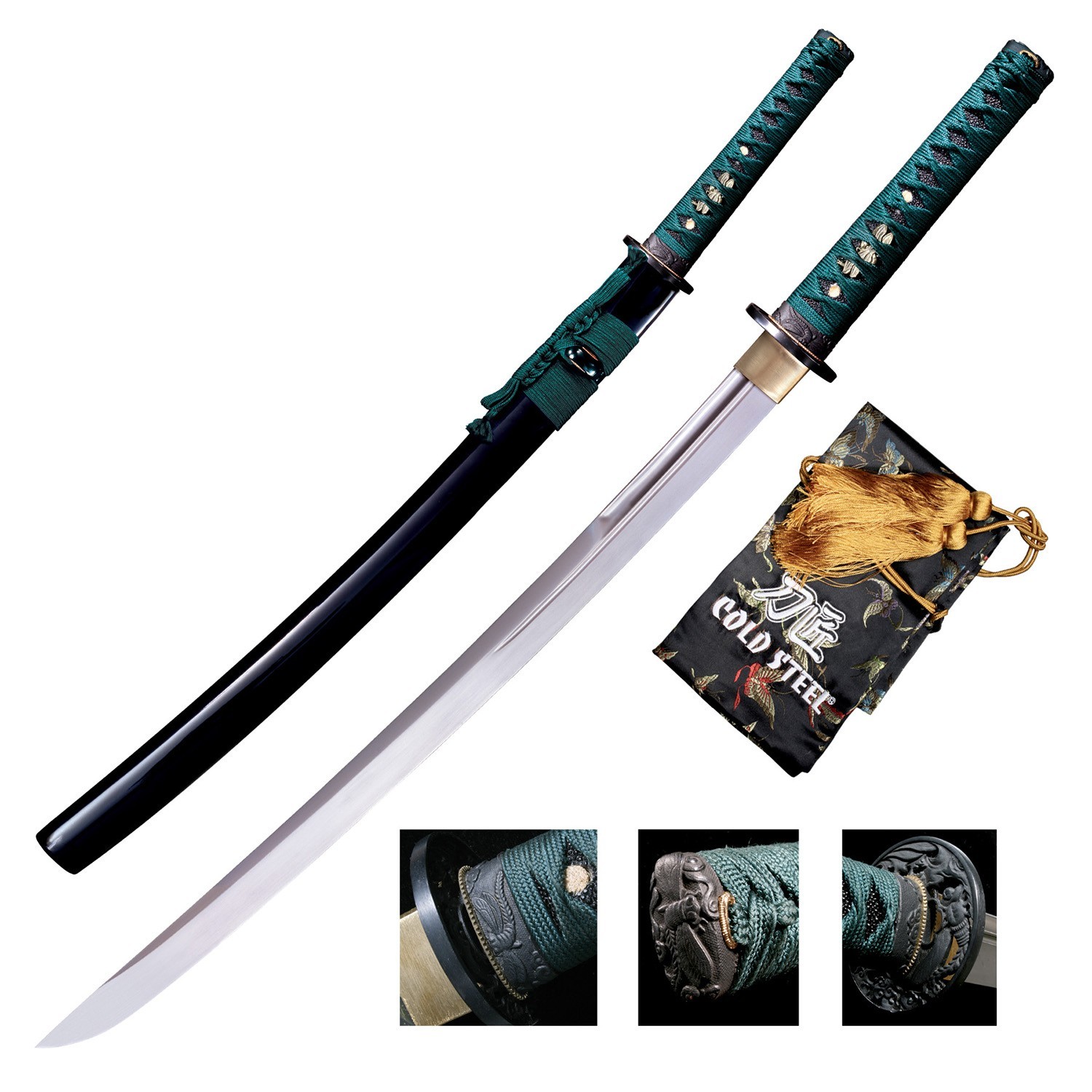 Cold Steel Wakizashi Sword (Dragonfly) - 31-/1/2" overall length