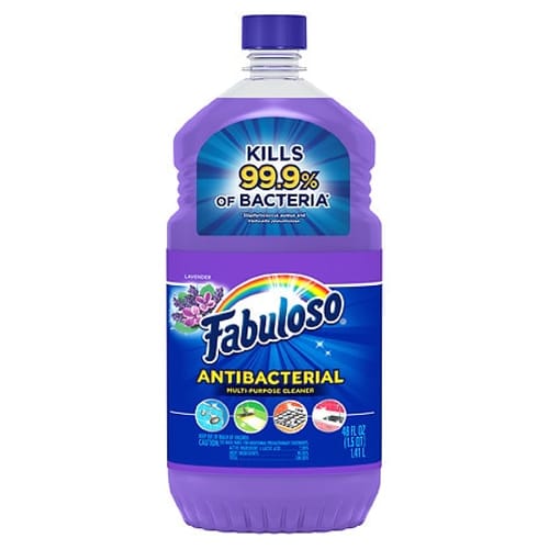 Antibacterial Multi-Purpose Cleaner, Lavender Scent, 48 oz Bottle, 6/Case