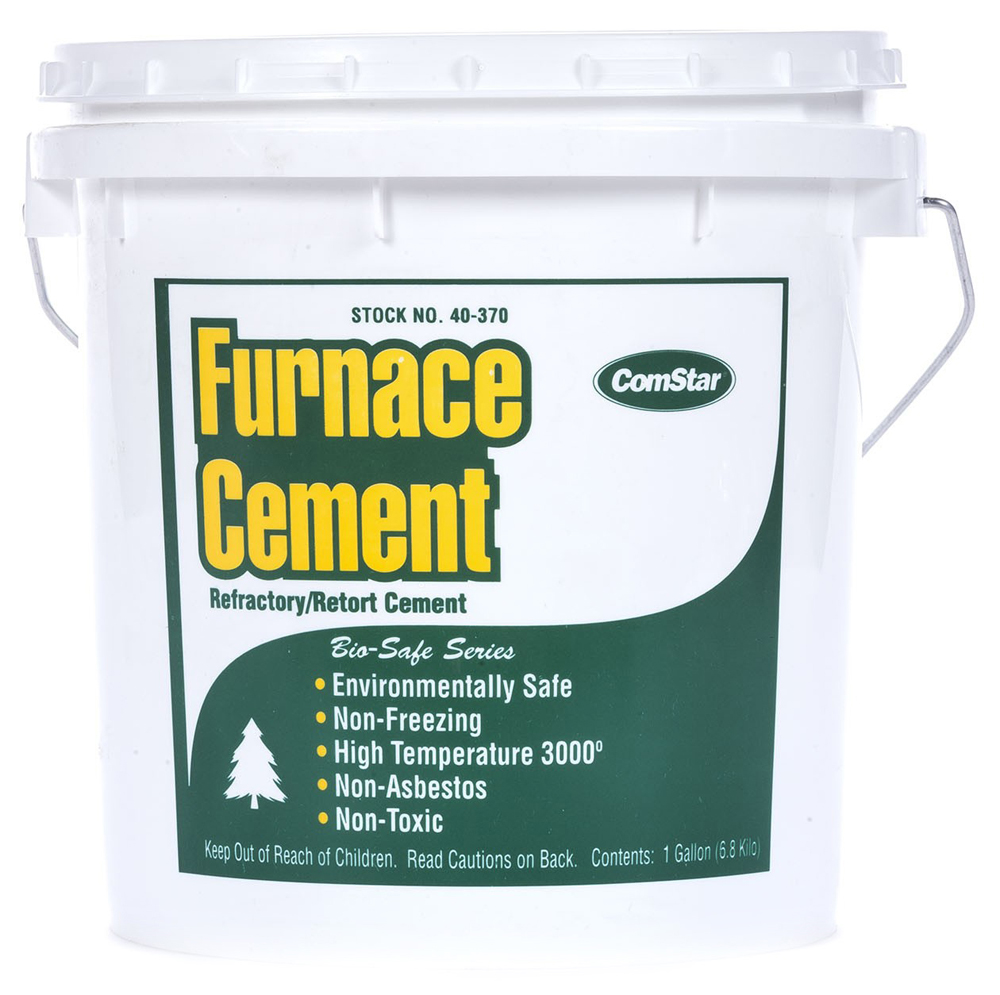 1 Gallon Tub of Gray Ipc Furnace Cement - 40370C